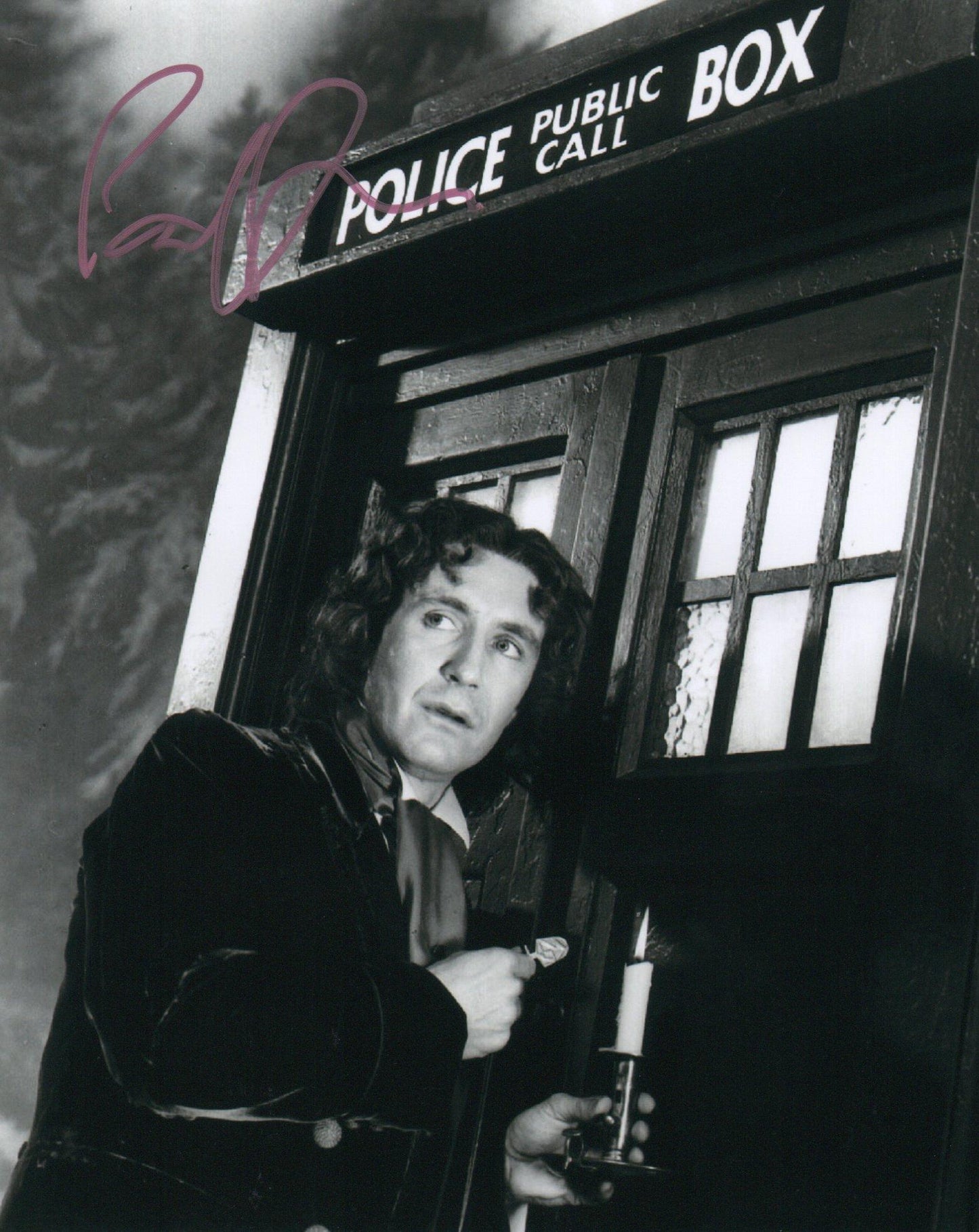 PAUL McGANN SIGNED DR WHO 8X10 PHOTO (3)