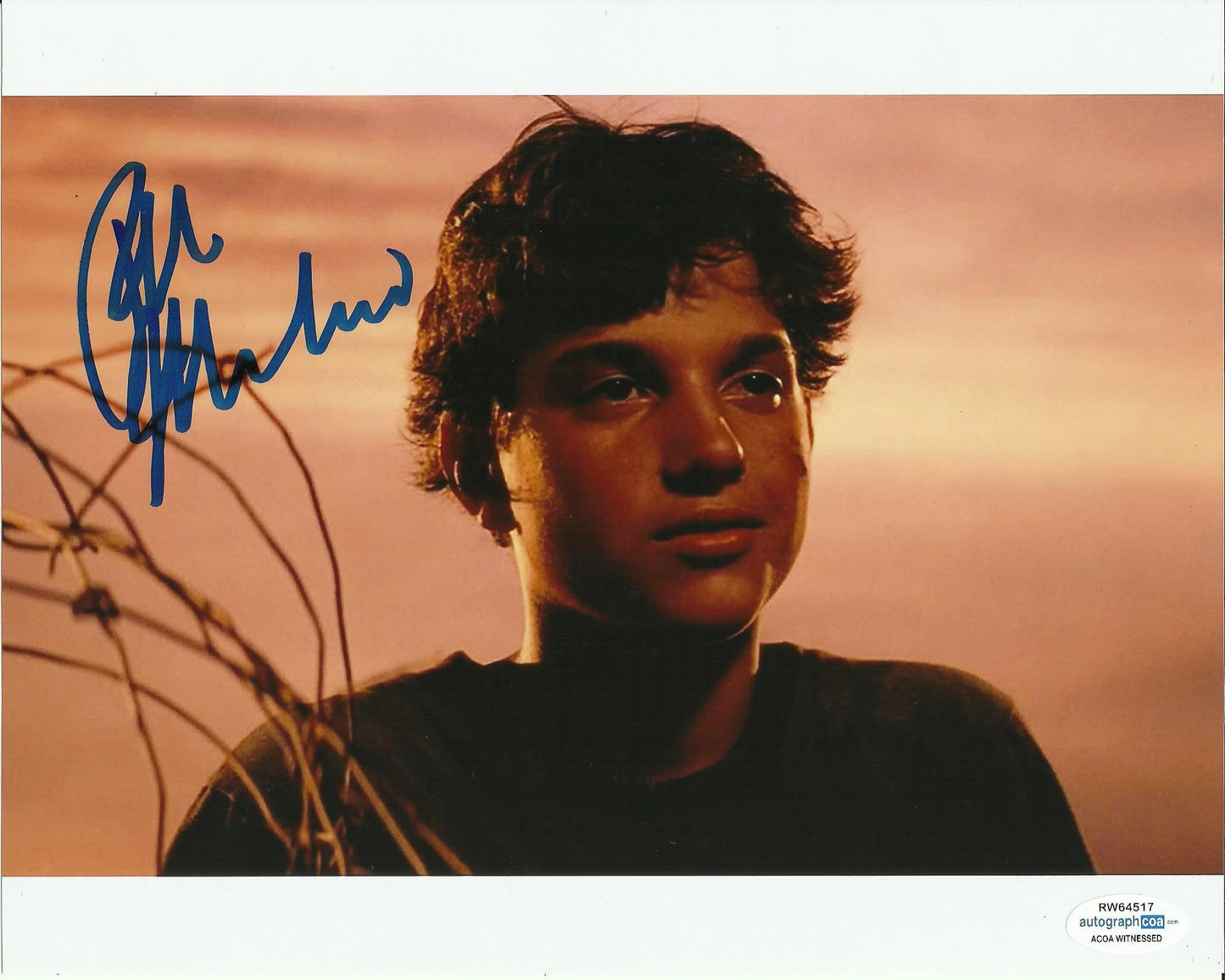 RALPH MACCHIO SIGNED THE KARATE KID 8X10 PHOTO (10) ALSO ACOA CERTIFIED