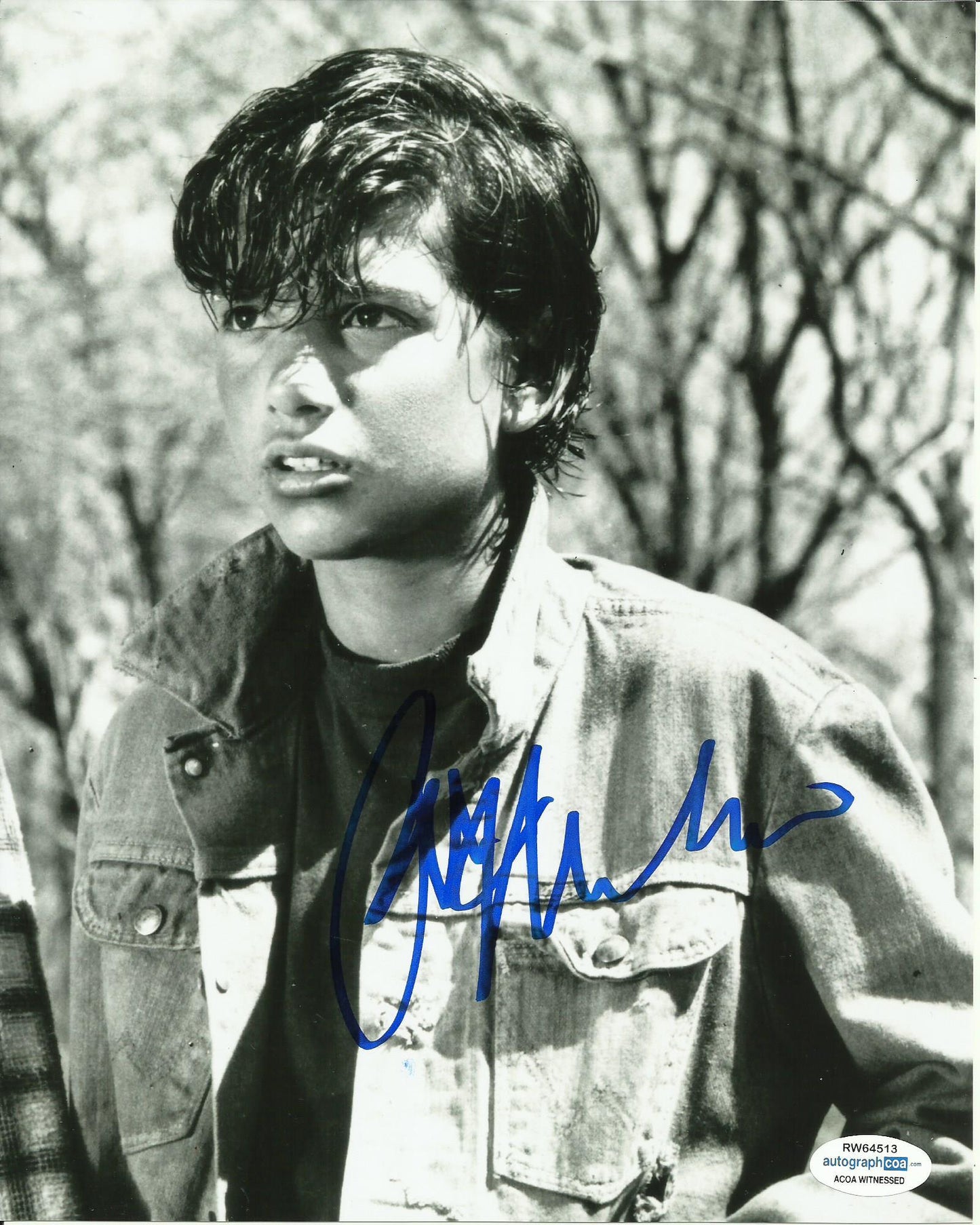 RALPH MACCHIO SIGNED THE OUTSIDERS 8X10 PHOTO (2) ALSO ACOA CERTIFIED