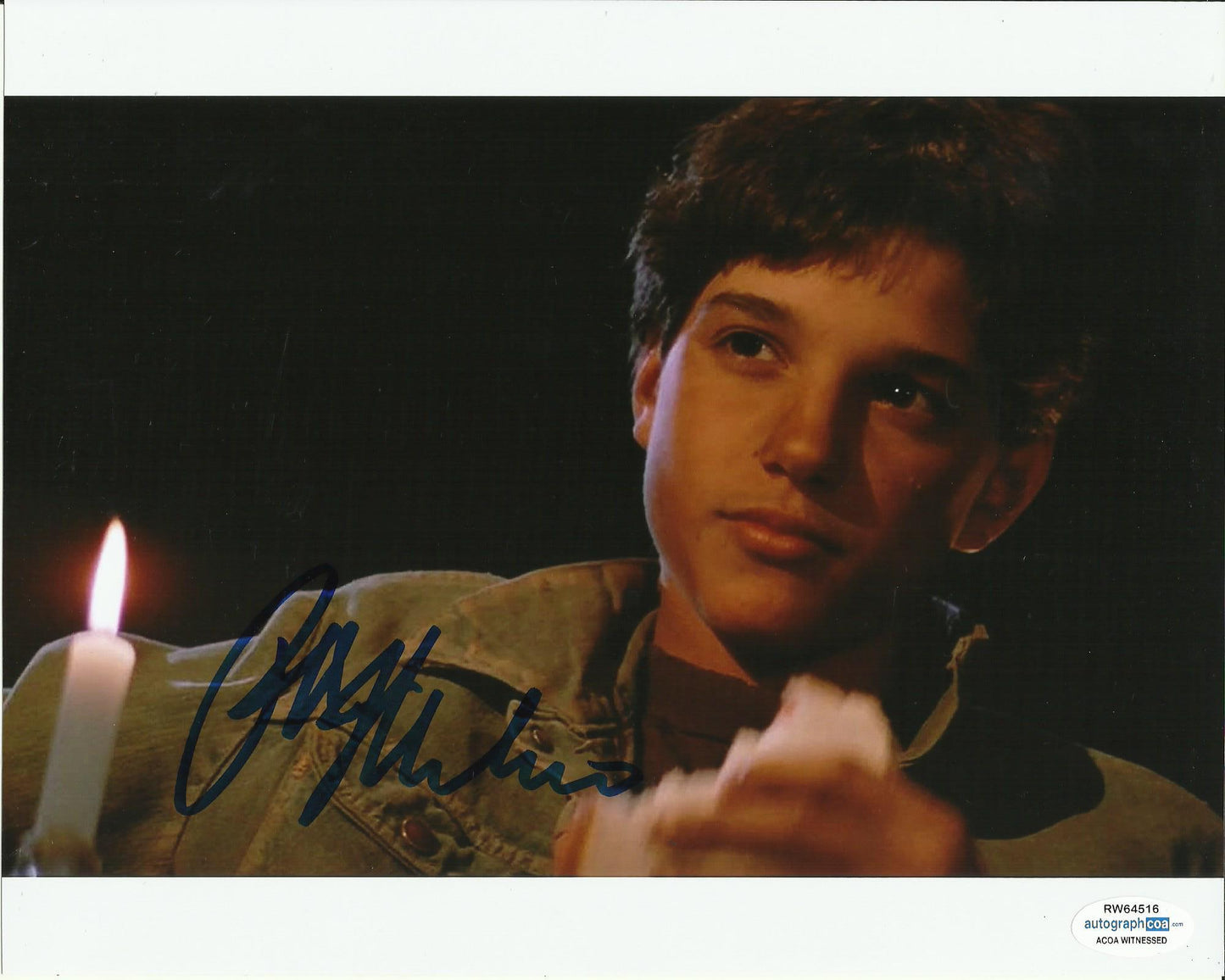 RALPH MACCHIO SIGNED THE KARATE KID 8X10 PHOTO (9) ALSO ACOA CERTIFIED