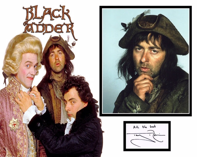 TONY ROBINSON SIGNED BLACKADDER PHOTO MOUNT UACC REG 242