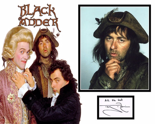 TONY ROBINSON SIGNED BLACKADDER PHOTO MOUNT UACC REG 242