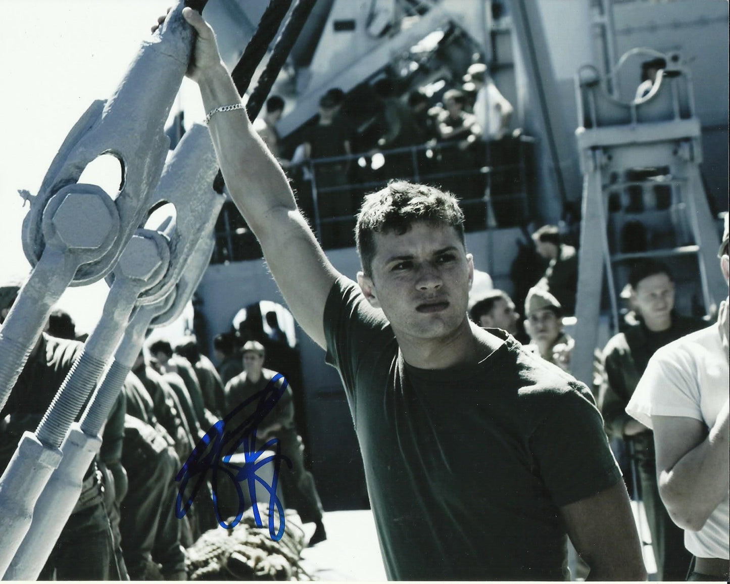 RYAN PHILLIPPE SIGNED FLAGS OF OUR FATHERS 8X10 PHOTO