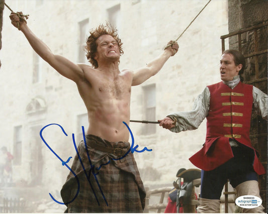 SAM HEUGHAN SIGNED OUTLANDER 8X10 PHOTO (17) ALSO ACOA CERTIFED