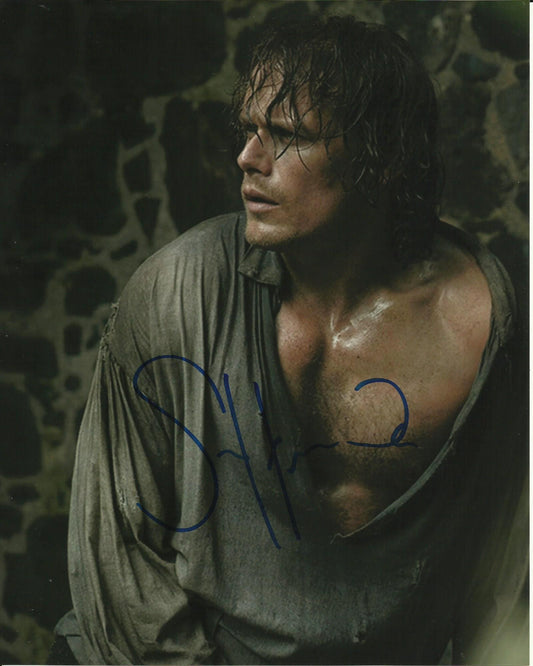 SAM HEUGHAN SIGNED OUTLANDER 8X10 PHOTO (3)