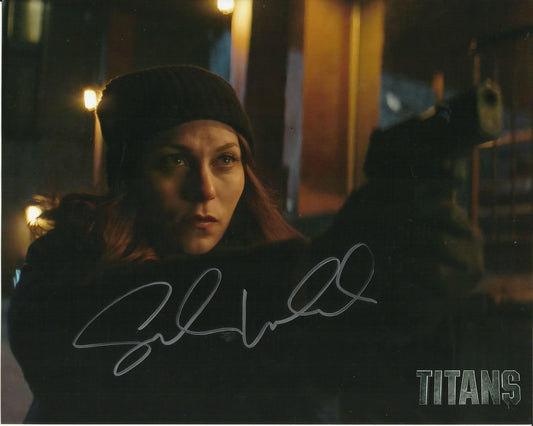 SAVANNAH WELCH SIGNED TITANS 10X8 PHOTO