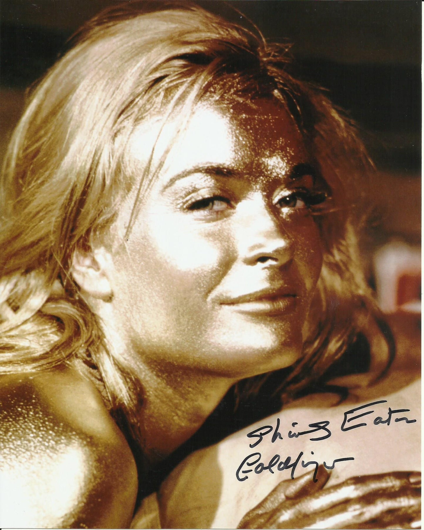 SHIRLEY EATON SIGNED SEXY GOLDFINGER 10X8 PHOTO (6)