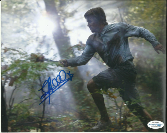 STEPHEN AMELL SIGNED ARROW 8X10 PHOTO (4) ALSO ACOA CERTIFIED