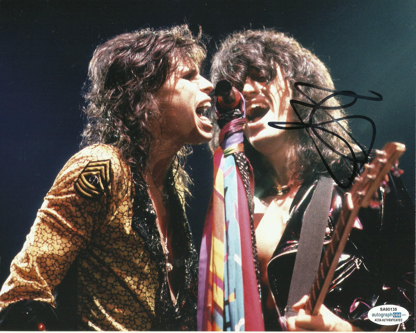 STEVEN TYLER SIGNED AEROSMITH 8X10 PHOTO (11) ALSO ACOA CERTIFIED