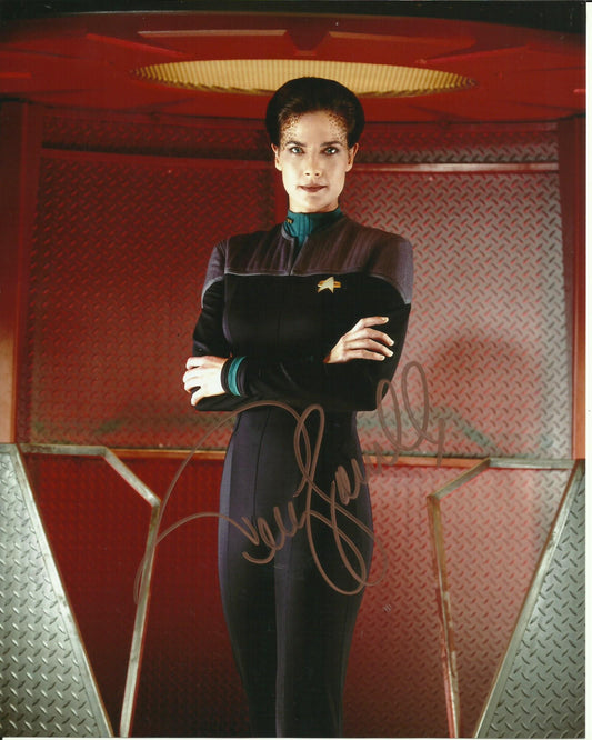 TERRY FARRELL SIGNED STAR TREK DEEP SPACE NINE 10X8 PHOTO (9)