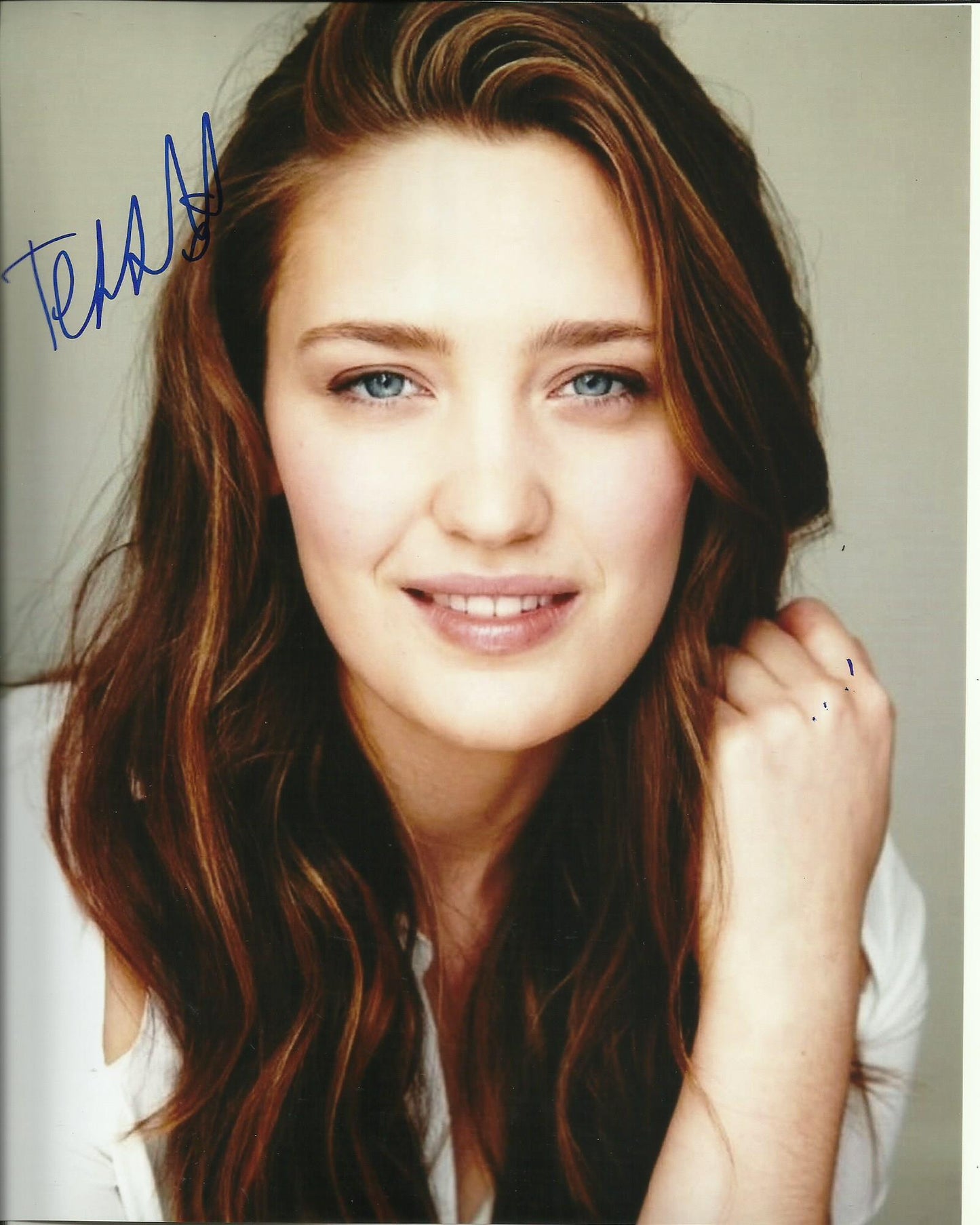 TESS HAUBRICH SIGNED SEXY 10X8 PHOTO (3)