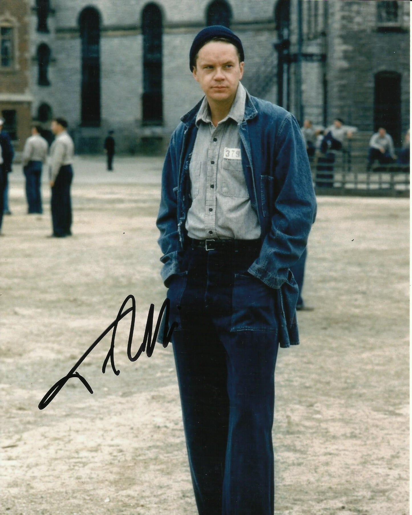 TIM ROBBINS SIGNED SHAWSHANK REDEMPTION 10X8 PHOTO (2)