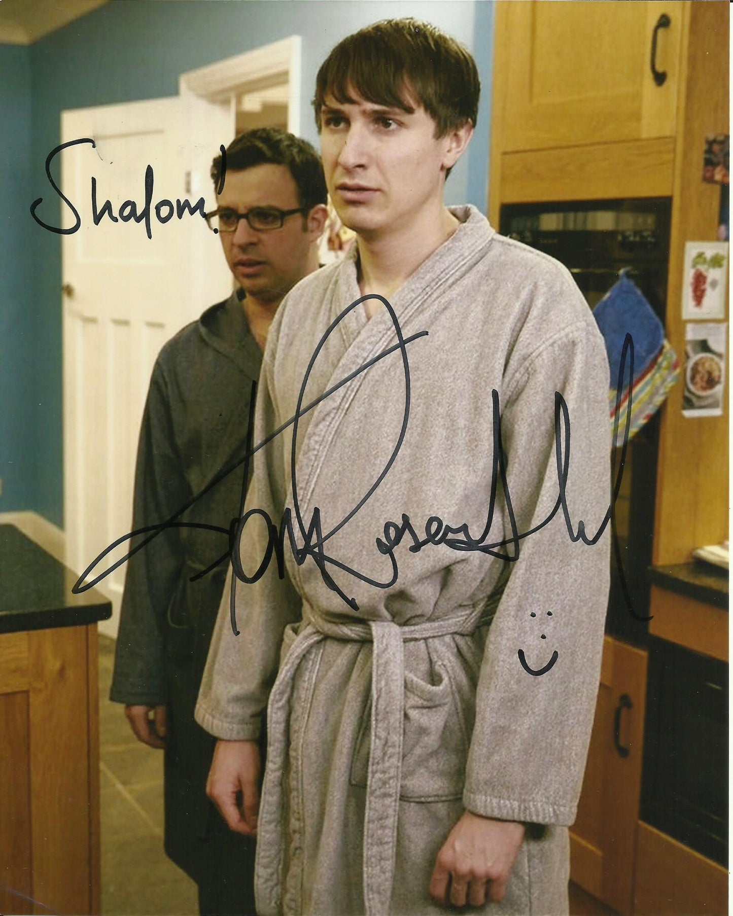 TOM ROSENTHAL SIGNED FRIDAY NIGHT DINNER 8X10 PHOTO (4)