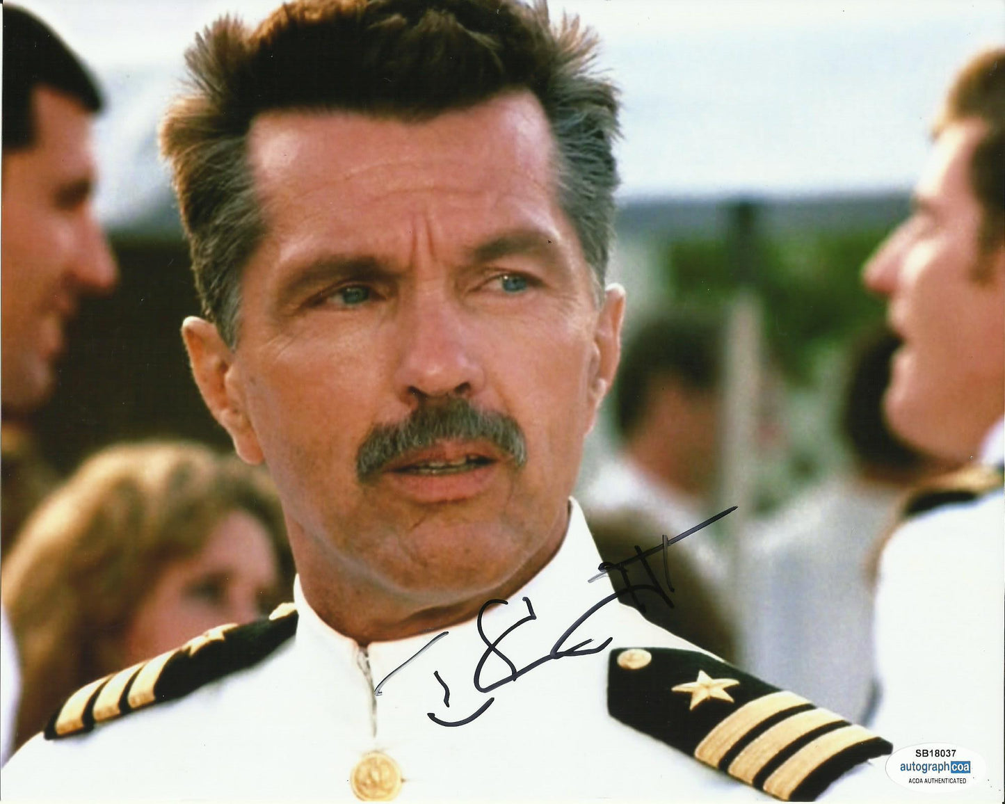 TOM SKERRITT SIGNED TOP GUN 8X10 PHOTO ALSO ACOA CERTIFIED (2)