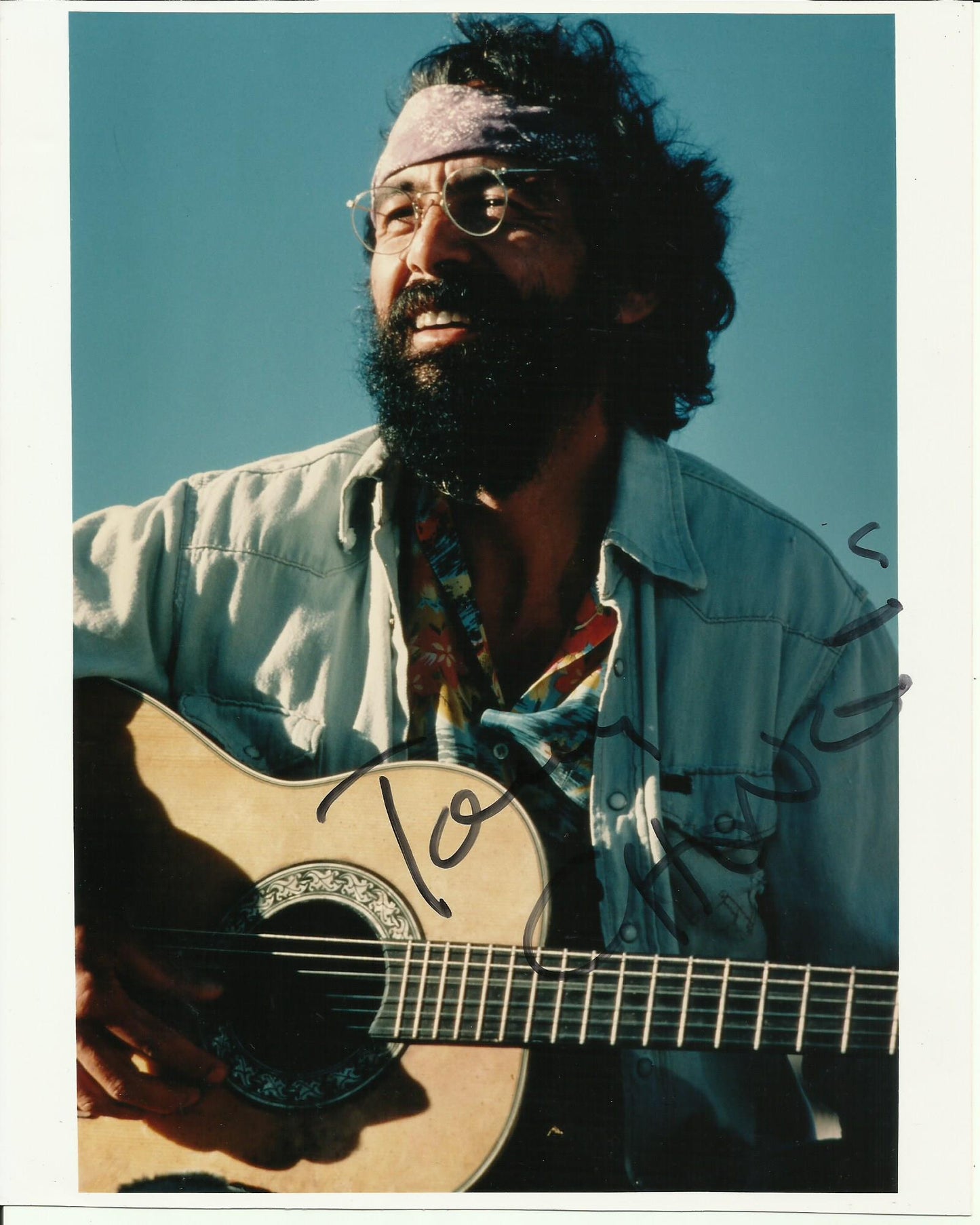 TOMMY CHONG SIGNED COOL 8X10 PHOTO (4)