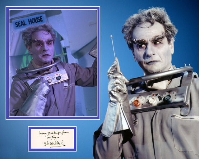 ELI WALLACH SIGNED BATMAN PHOTO MOUNT UACC REG 242 (1)