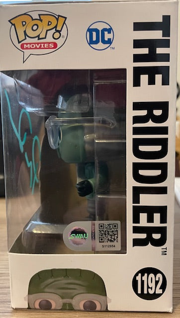 PAUL DANO SIGNED THE RIDDLER BATMAN FUNKO POP (1) ALSO SWAU