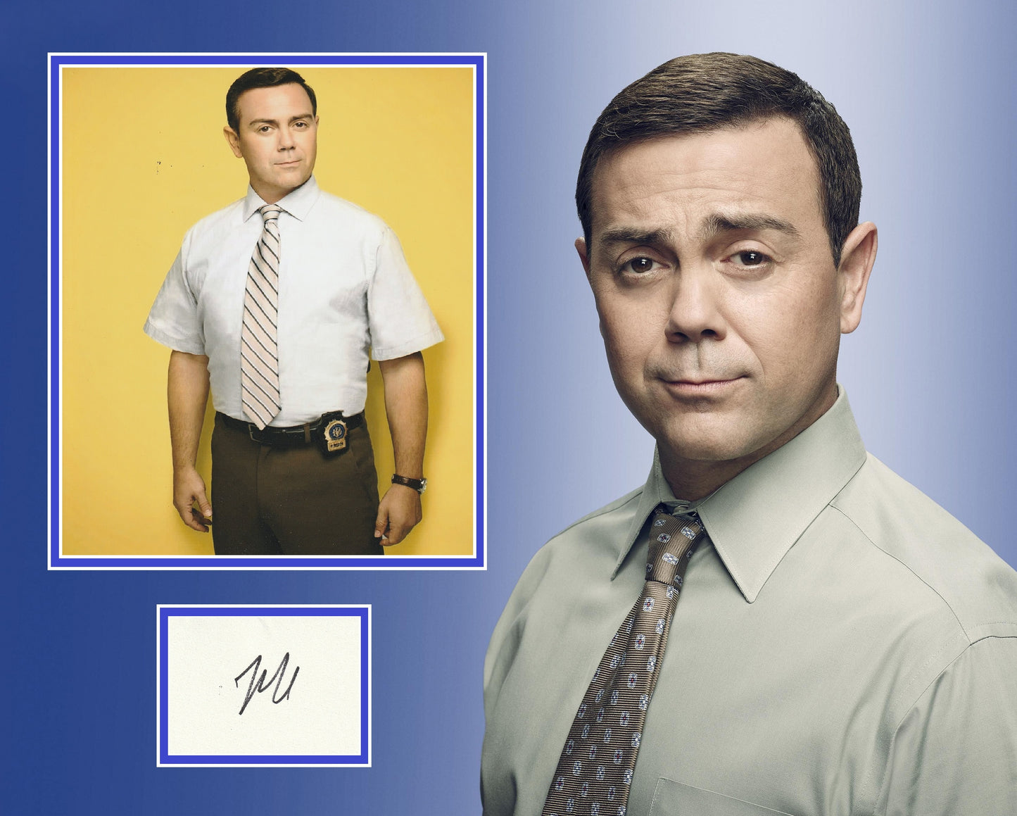 JOE LO TRUGLIO SIGNED BROOKLYN NINE-NINE PHOTO MOUNT VIDEO PROOF