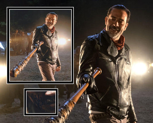 JEFFREY DEAN MORGAN SIGNED THE WALKING DEAD PHOTO MOUNT (2)