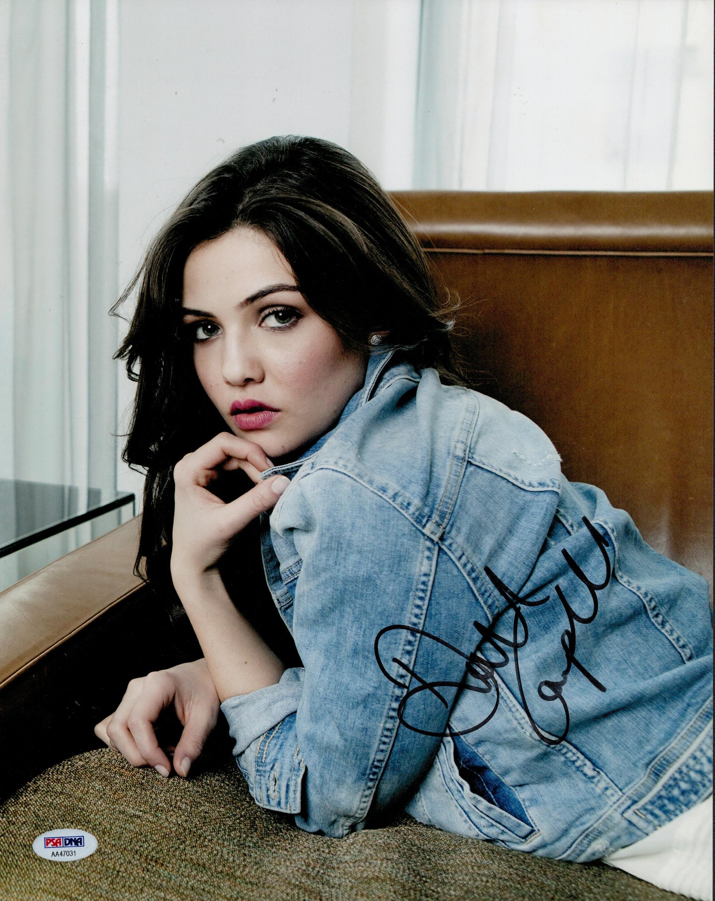 DANIELLE CAMPBELL SIGNED 14X11 PHOTO ALSO PSA
