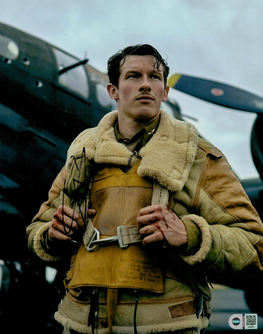 CALLUM TURNER SIGNED MASTERS OF THE AIR 14X11 PHOTO (2) ALSO SWAU