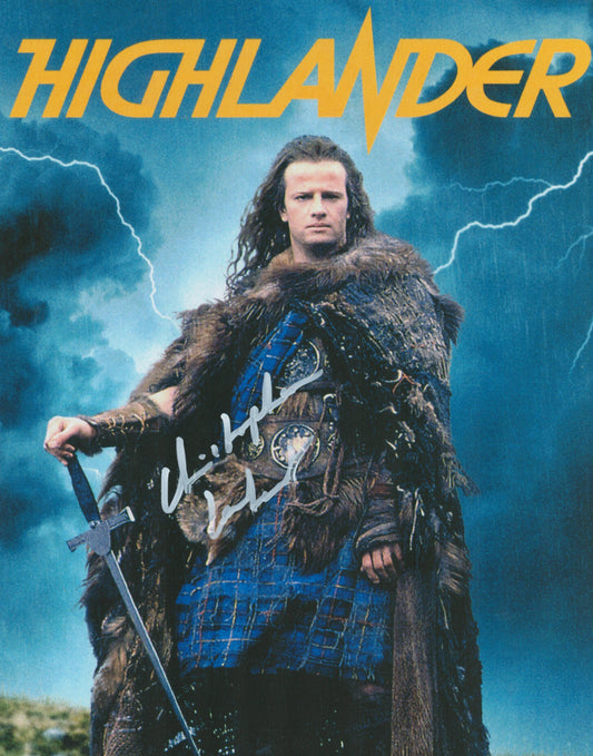 CHRISTOPHER LAMBERT SIGNED 14X11 HIGHLANDER PHOTO (5)