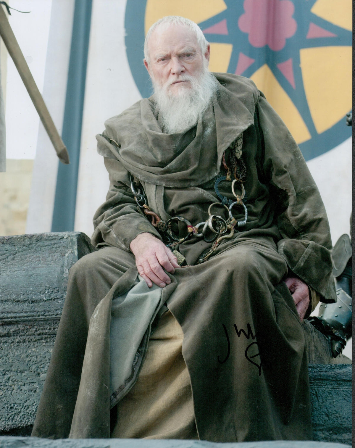 JULIAN GLOVER SIGNED GAME OF THRONES 14X11 PHOTO (1)