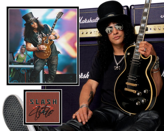 SLASH SIGNED PHOTO MOUNT (2)