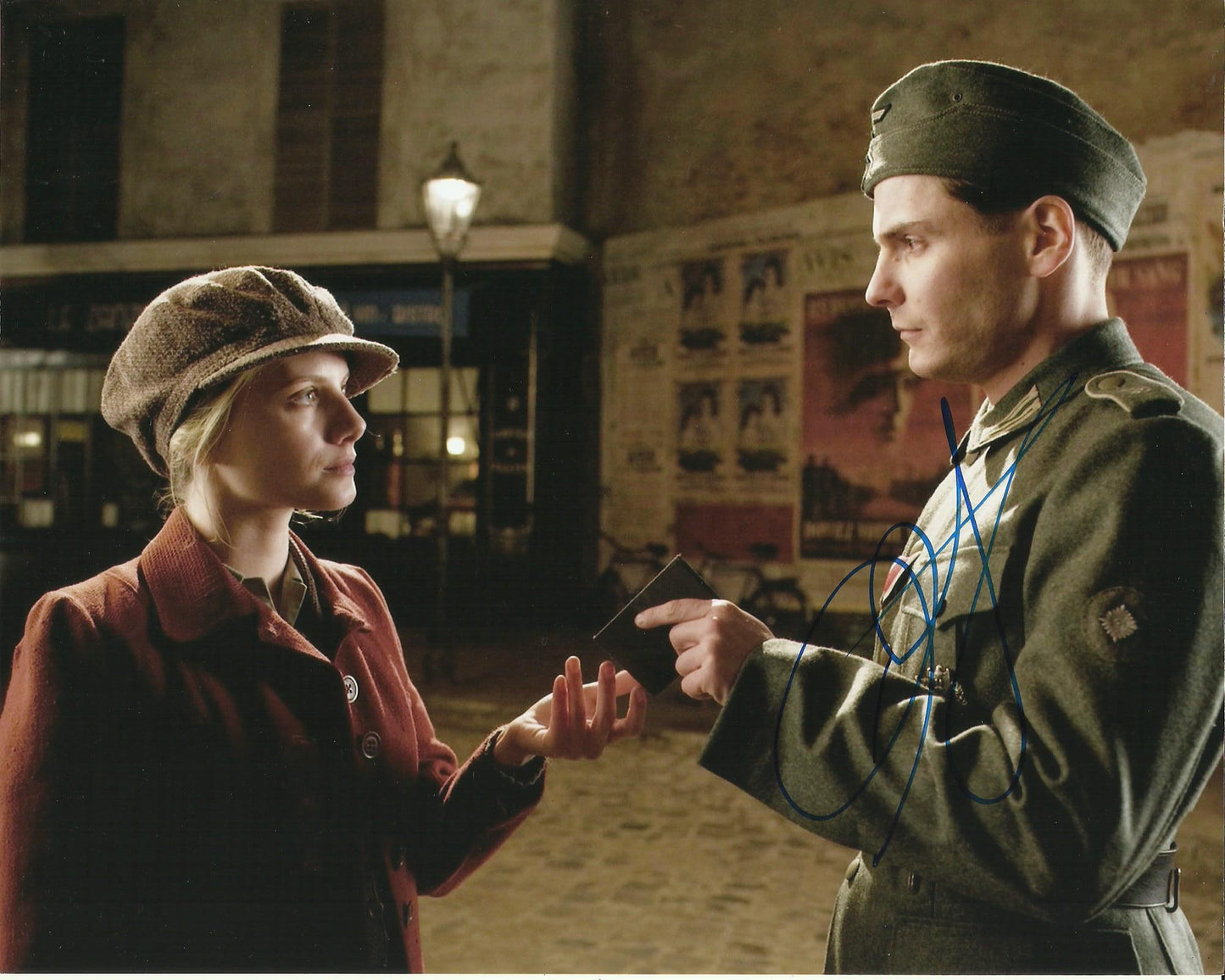 DANIEL BRUHL SIGNED INGLORIOUS 8X10 PHOTO