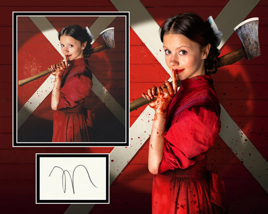 MIA GOTH SIGNED PEARL / MAXINE PHOTO MOUNT