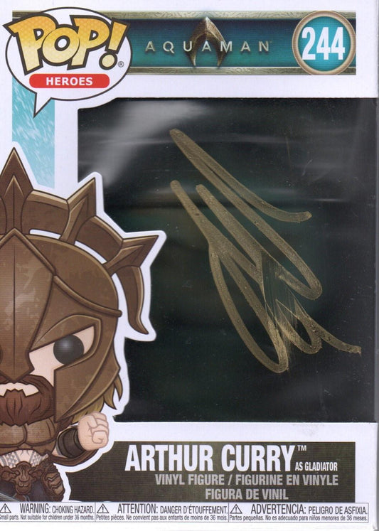 JASON MOMOA SIGNED ARTHUR CURRY AQUAMAN FUNKO POP (1) ALSO ACOA