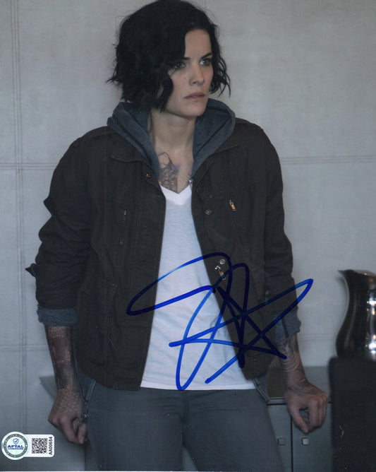 JAIMIE ALEXANDER SIGNED SEXY BLINDSPOT 10X8 PHOTO (5) ALSO AFTAL AUTHENTICATION