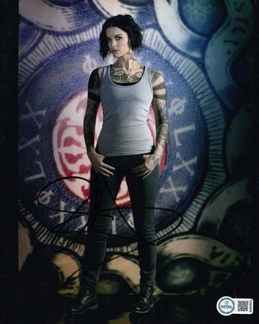 JAIMIE ALEXANDER SIGNED SEXY BLINDSPOT 10X8 PHOTO (1) ALSO AFTAL AUTHENTICATION
