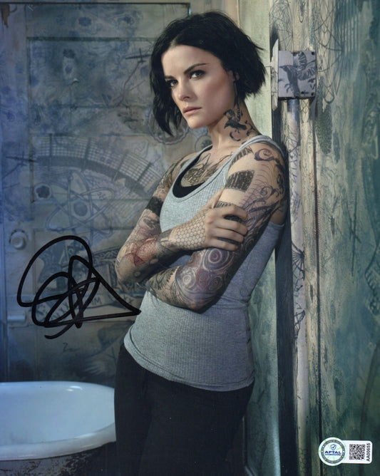 JAIMIE ALEXANDER SIGNED SEXY BLINDSPOT 10X8 PHOTO (3) ALSO AFTAL AUTHENTICATION