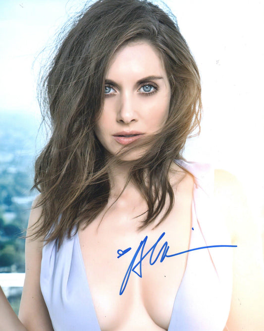 ALISON BRIE SIGNED SEXY 10X8 PHOTO (3)