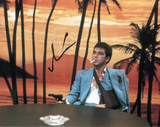 AL PACINO SIGNED SCARFACE 8X10 PHOTO