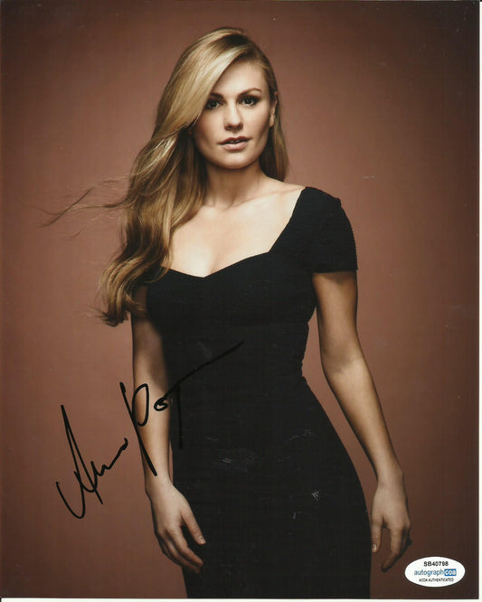 ANNA PAQUIN SIGNED SEXY TRUE BLOOD 10X8 PHOTO (3) ALSO ACOA CERTIFIED