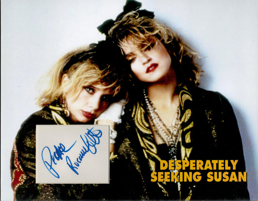 ROSANNA ARTQUETTE SIGNED 14X11 DESPERATELY SEEKING SUSAN PHOTO MOUNT