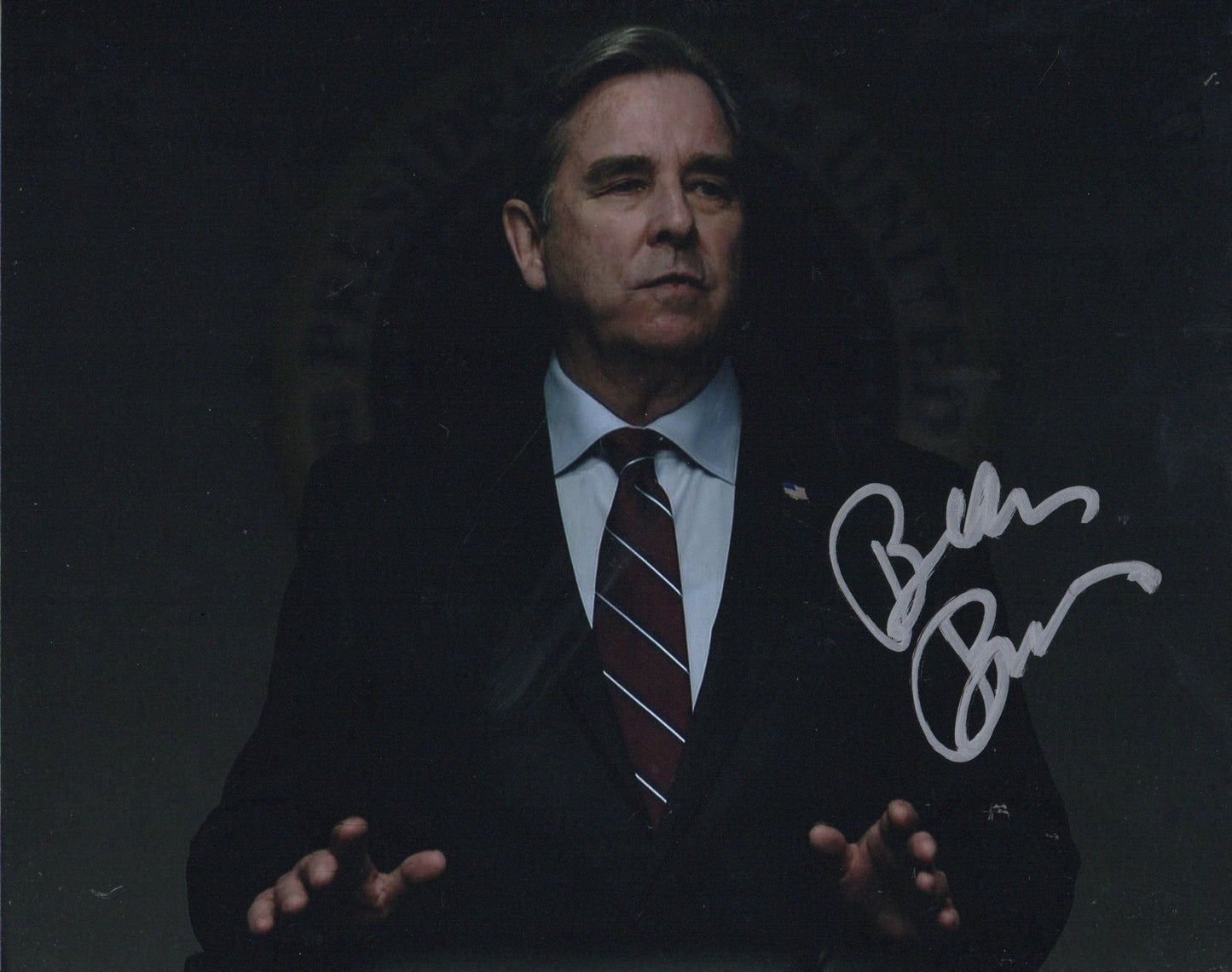 BEAU BRIDGES SIGNED STARGATE 8X10 PHOTO (2)