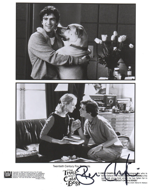 BEN CHAPLIN SIGNED THE TRUTH ABOUT CATS AND DOGS PHOTO