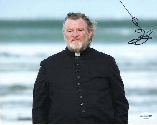 BRENDAN GLEESON SIGNED CALVARY 8X10 PHOTO ALSO ACOA