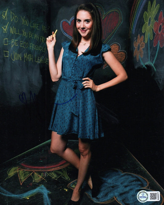 ALISON BRIE SIGNED COMMUNITY 10X8 PHOTO (5) ALSO AFTAL AUTHENTICATION