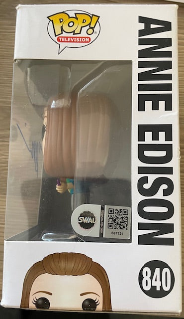 ALISON BRIE SIGNED ANNIE COMMUNITY FUNKO POP ALSO SWAU