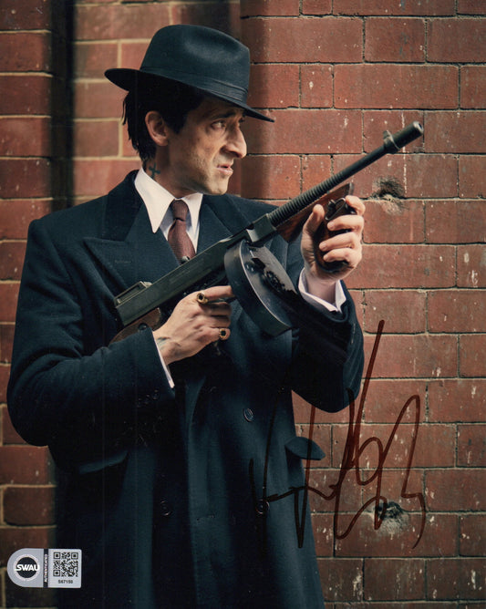 ADRIEN BRODY SIGNED PEAKY BLINDERS 8X10 PHOTO ALSO SWAU