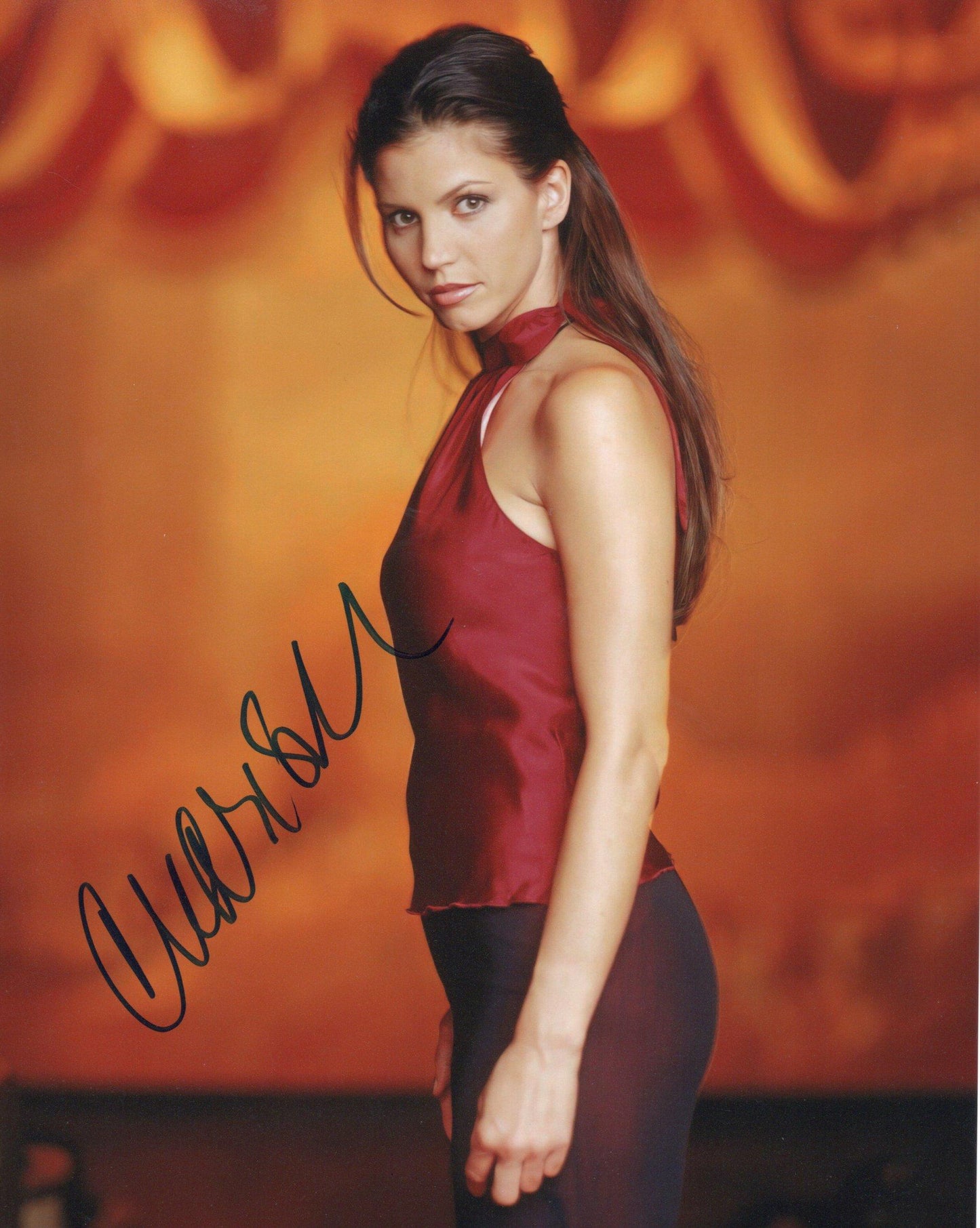 CHARISMA CARPENTER SIGNED SEXY BUFFY 10X8 PHOTO (2)