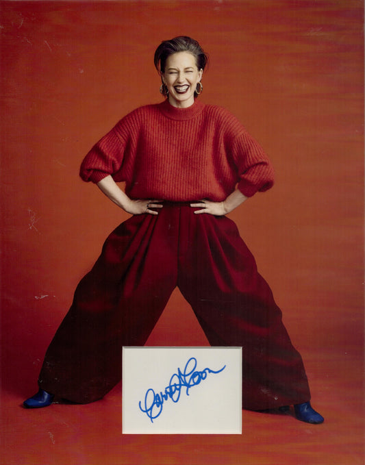 CARRIE COON SIGNED 14X11 SEXY PHOTO MOUNT