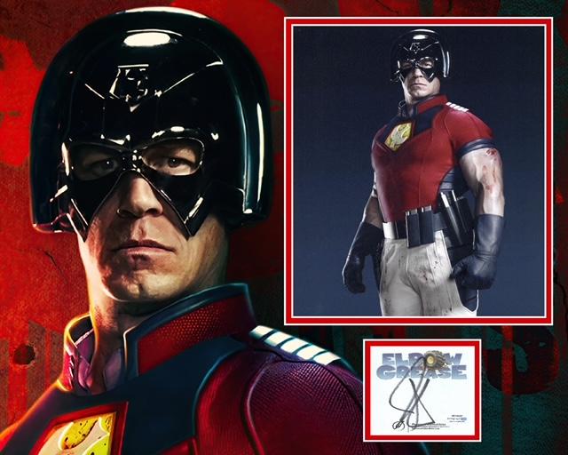 JOHN CENA SIGNED PEACEMAKER PHOTO MOUNT (2) ALSO ACOA