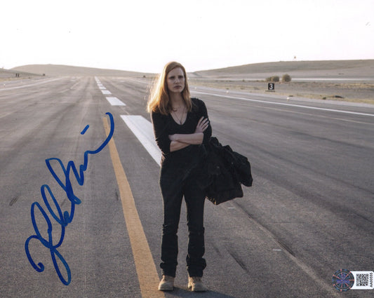 JESSICA CHASTAIN SIGNED ZERO DARK THIRTY 10X8 PHOTO (2) ALSO AFTAL AUTHENTICATION