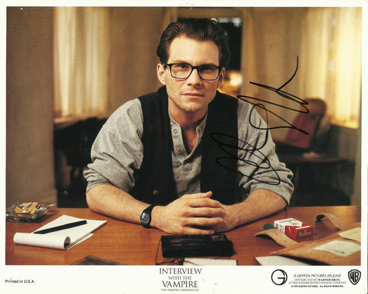 CHRISTIAN SLATER SIGNED INTERVIEW WITH A VAMPIRE 8X10 PHOTO (2)