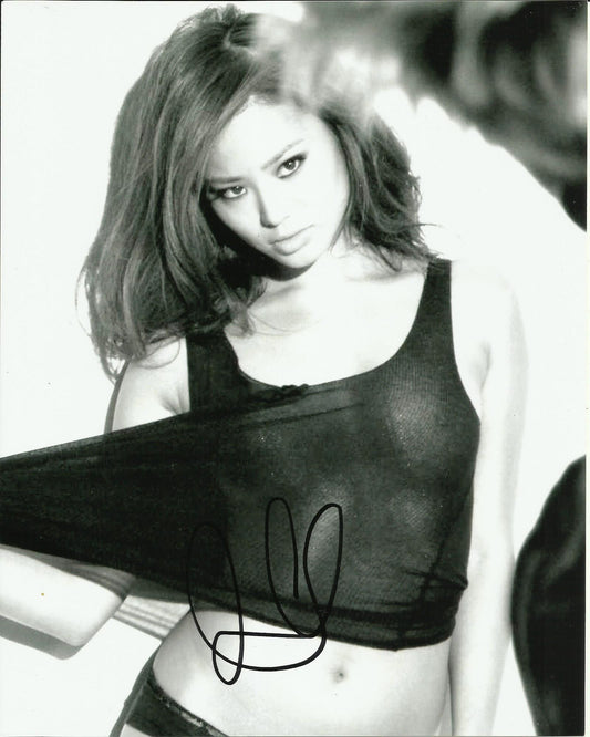 JAMIE CHUNG SIGNED SEXY 10X8 PHOTO (1)